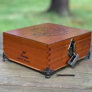 *SOLD* Apothecary Lock Box Stash Box Hippie Box